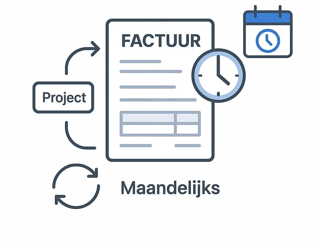 Illustratie voorbeeld automatische facuteren